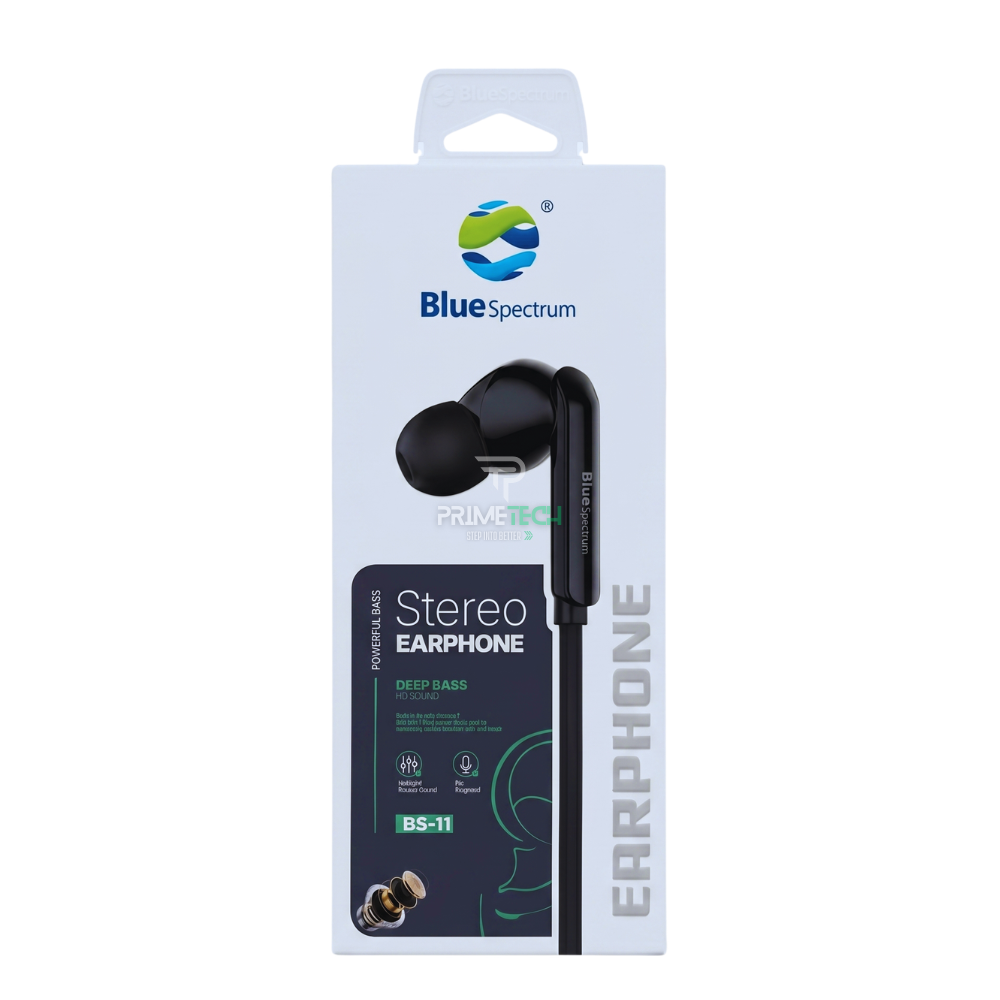 Blue Spectrum BS-11 Stereo Earphones